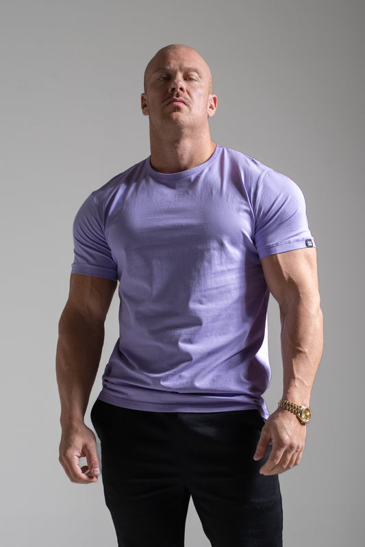 Miesten Basic o-neck t-paita laventeli