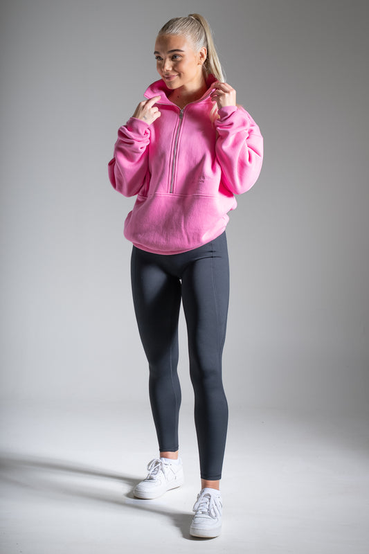 Zippi swetari pinkki