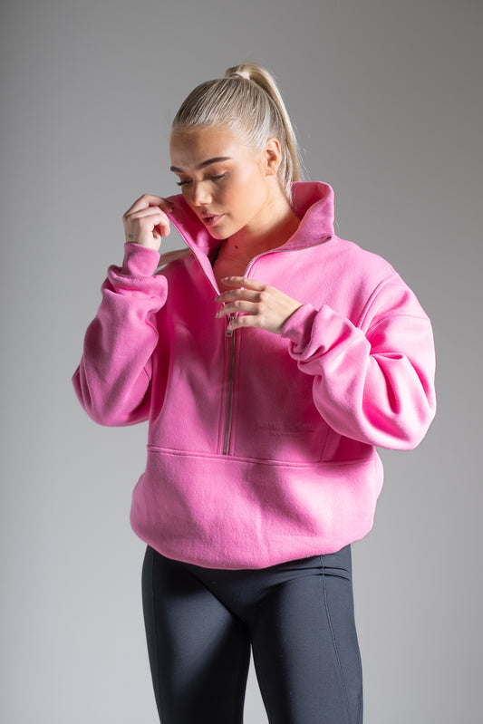Zippi swetari pinkki