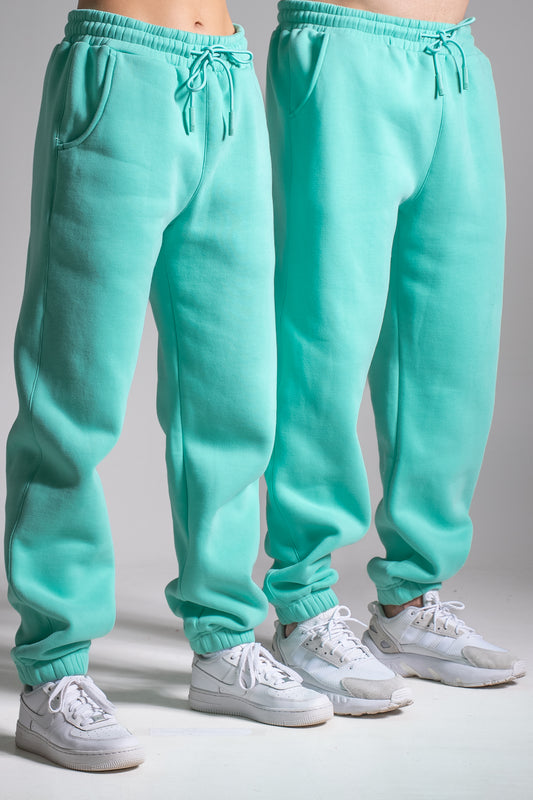 Collegehousut heavy minttu