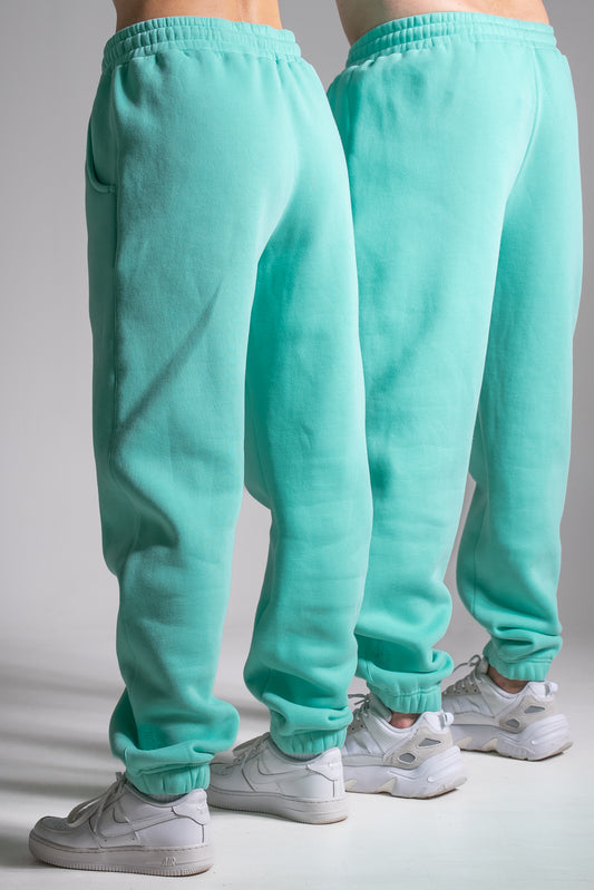 Collegehousut heavy minttu