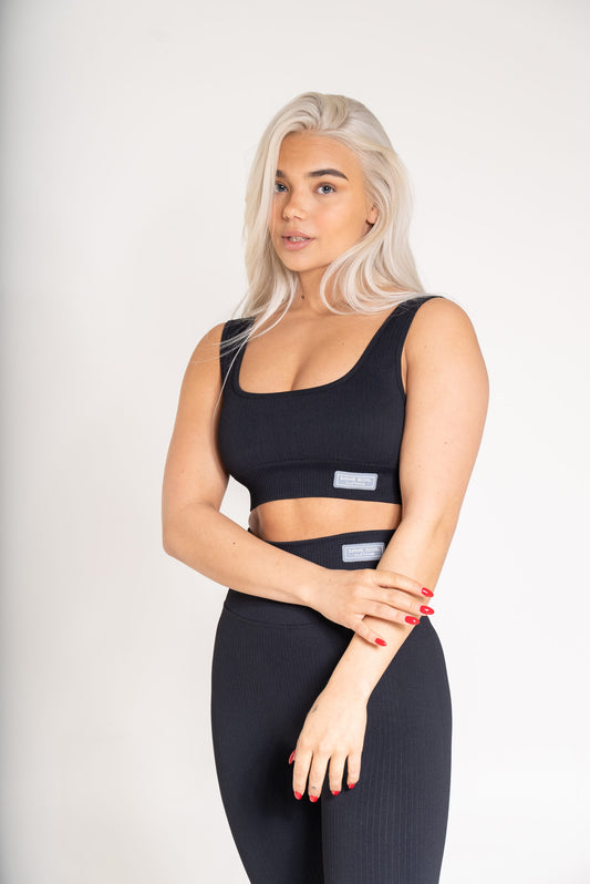 Wave seamless bra musta