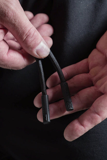 Miesten Basic loose collegehousut musta