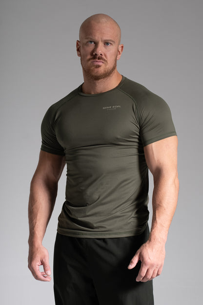 Active t-paita armyvihreä