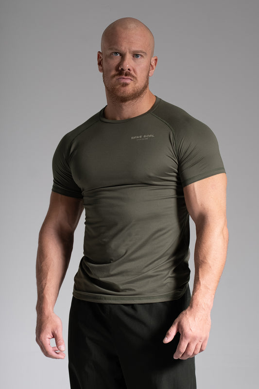 Active t-paita armyvihreä
