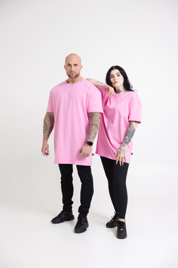 Oversize t-paita pinkki