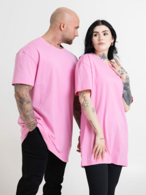 Oversize t-paita pinkki